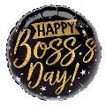 Happy Boss&#39;s Day black n gold Bin #70