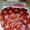 Happy Sweetest Day red w hearts Bin #111