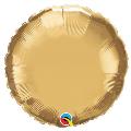 round chrome gold