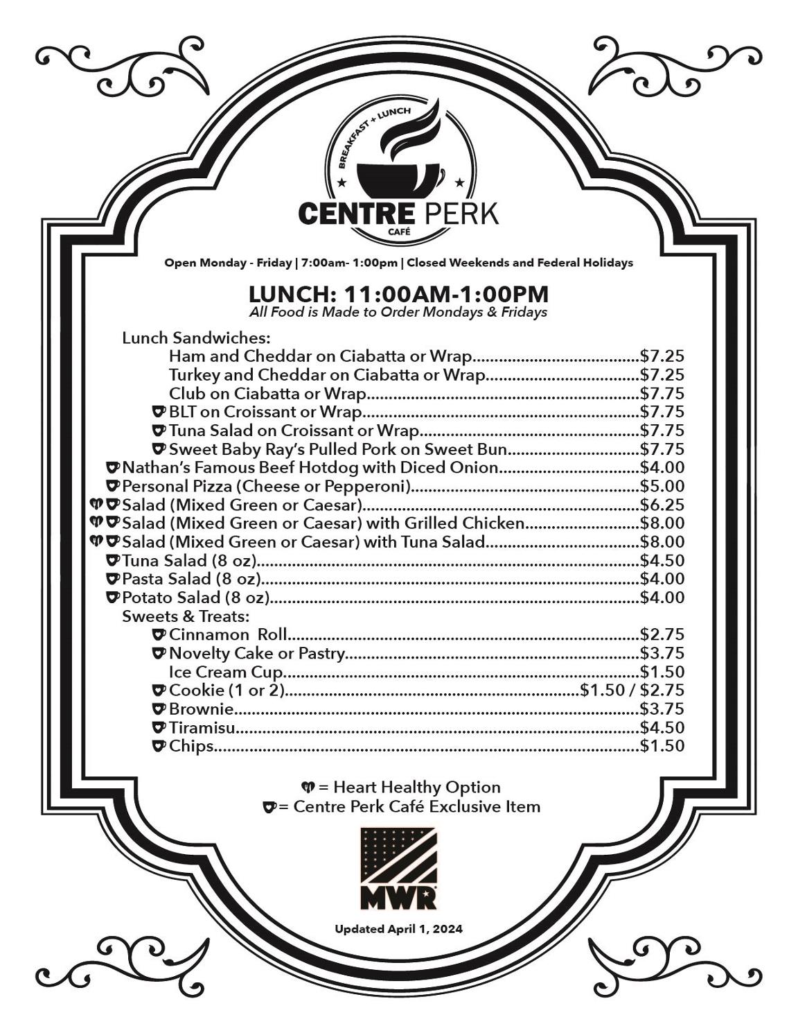 Centre Perk Cafe Menus Post Bistro-03